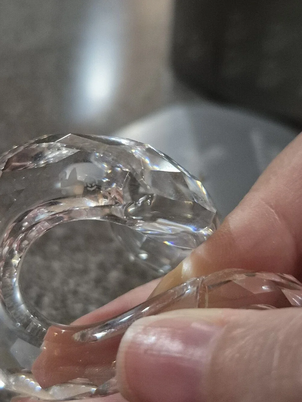 Swarovski Crystal Cobra Figurine 7603 - Clear Glass Home Accent